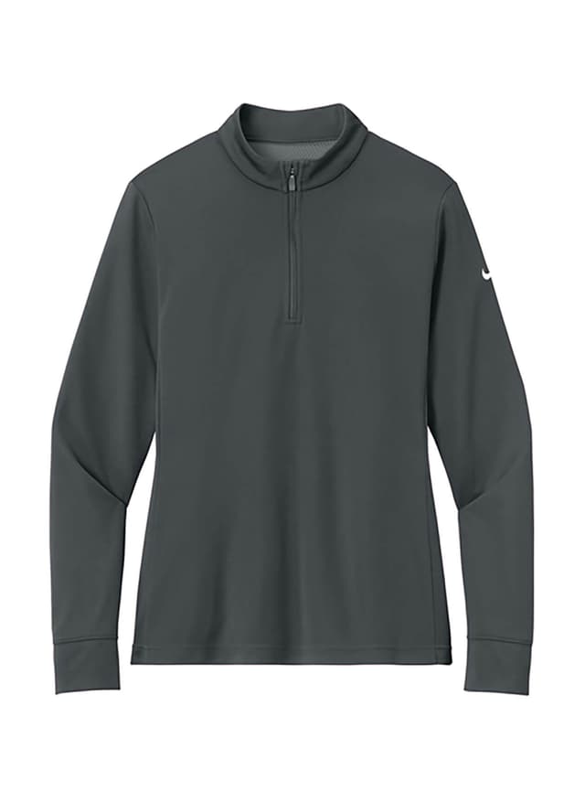 Nike Women's Essential Half-Zip Cover-Up - Dark Grey LG