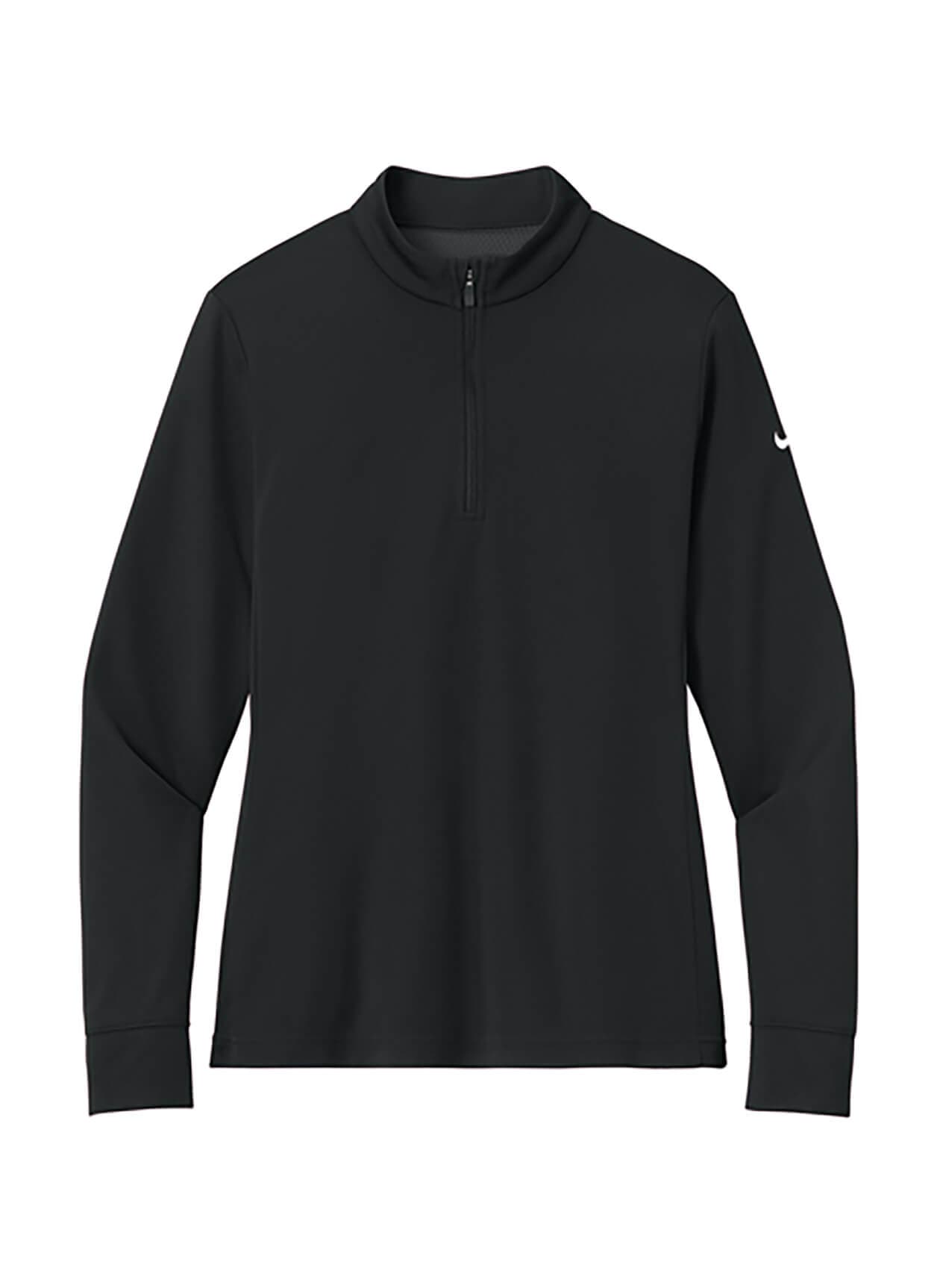 Nike Women's Essential Half-Zip Cover-Up - Black LG