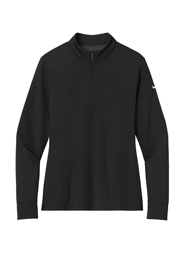 Nike Women's Essential Half-Zip Cover-Up - Black LG