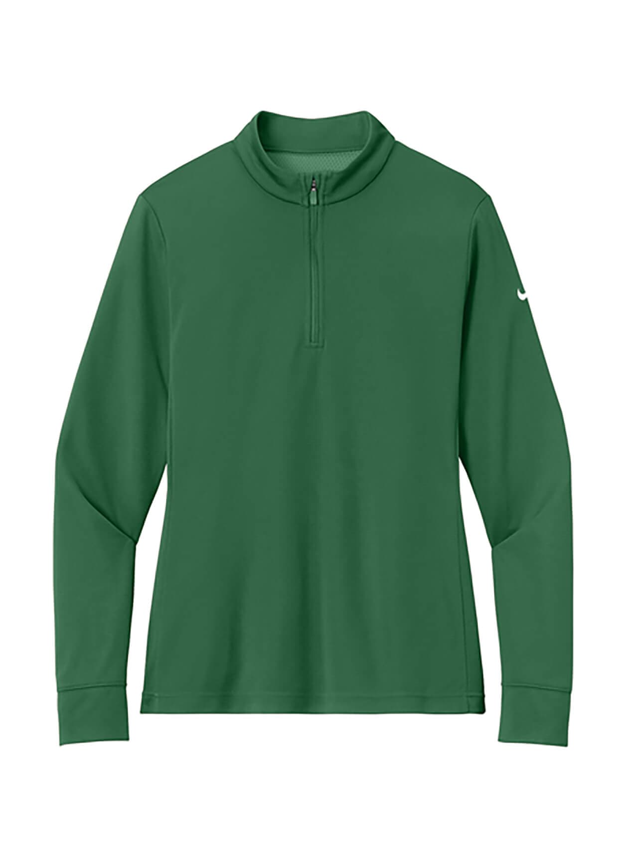Nike Women's Essential Half-Zip Cover-Up - Green LG