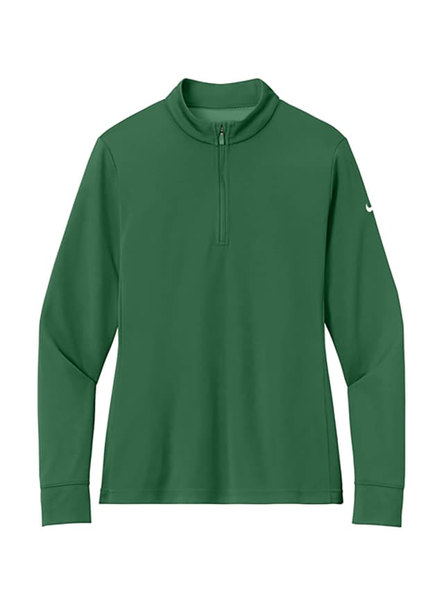 Nike Women's Essential Half-Zip Cover-Up - Green LG