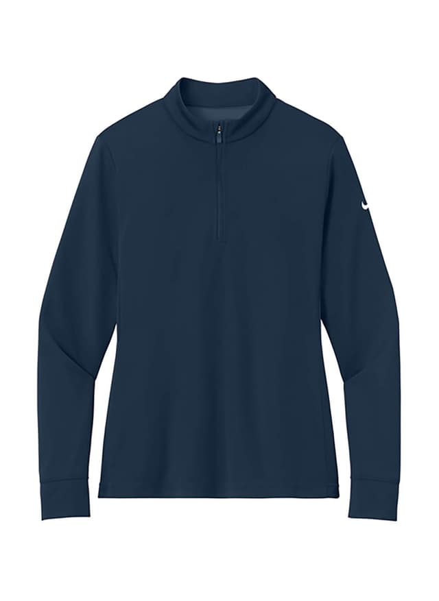 Nike Women's Essential Half-Zip Cover-Up - Navy LG