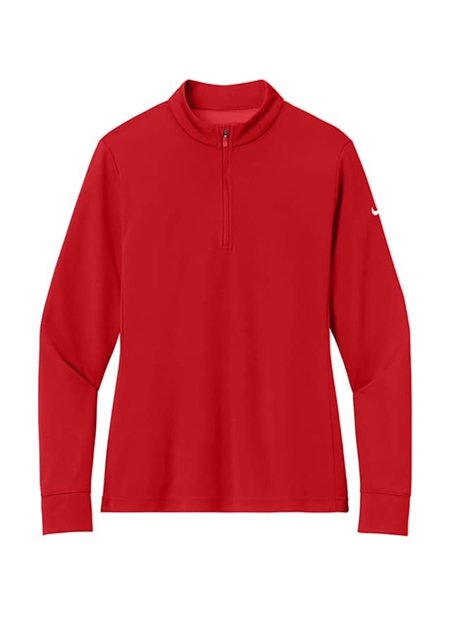 Nike Women's Essential Half-Zip Cover-Up - Red LG