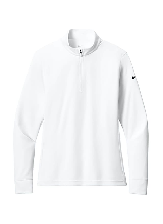 Nike Women's Essential Half-Zip Cover-Up - White LG