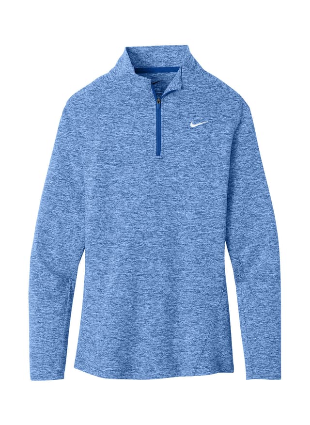 Nike Women’s Dri-FIT Stride Half-Zip - Royal Heather (ROH) LG