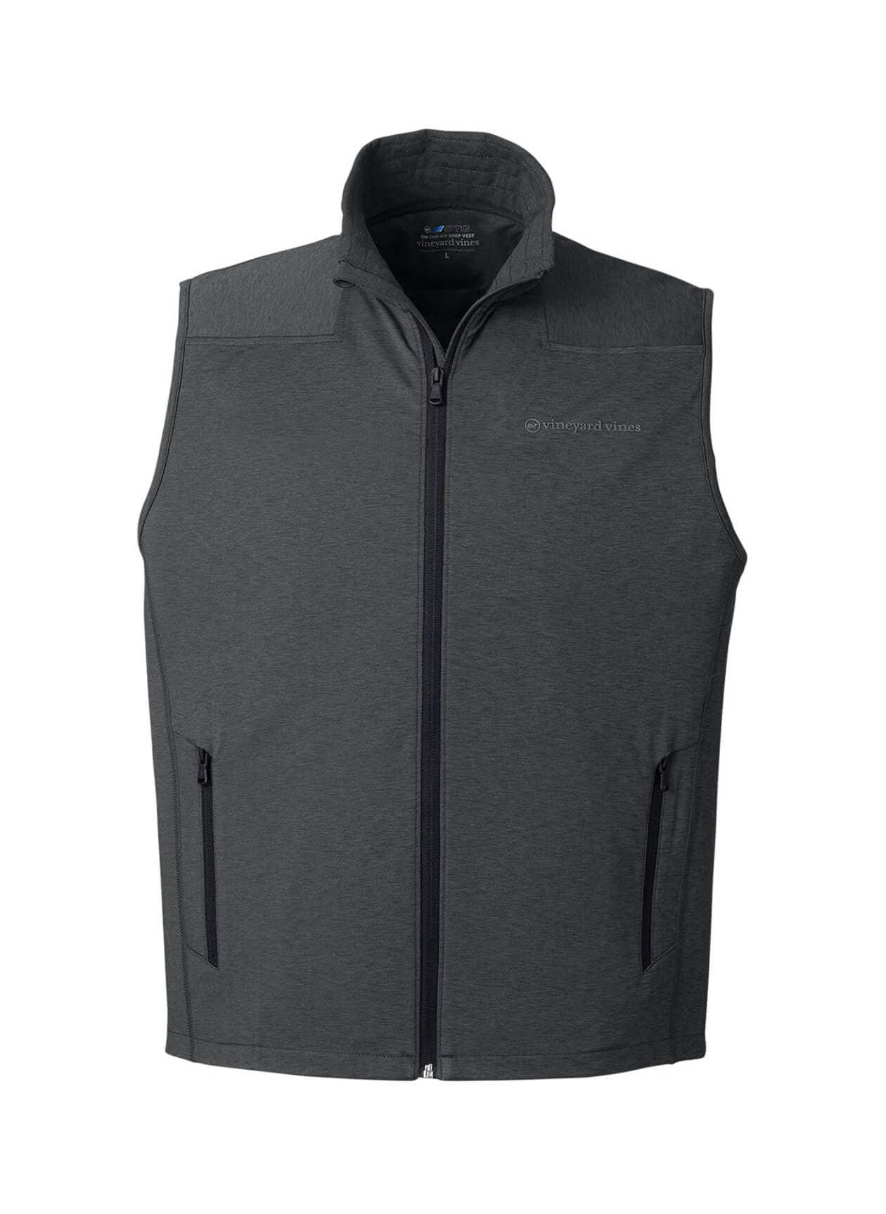 Vineyard Vines Men's On-The-Go Shep Vest - Black LG