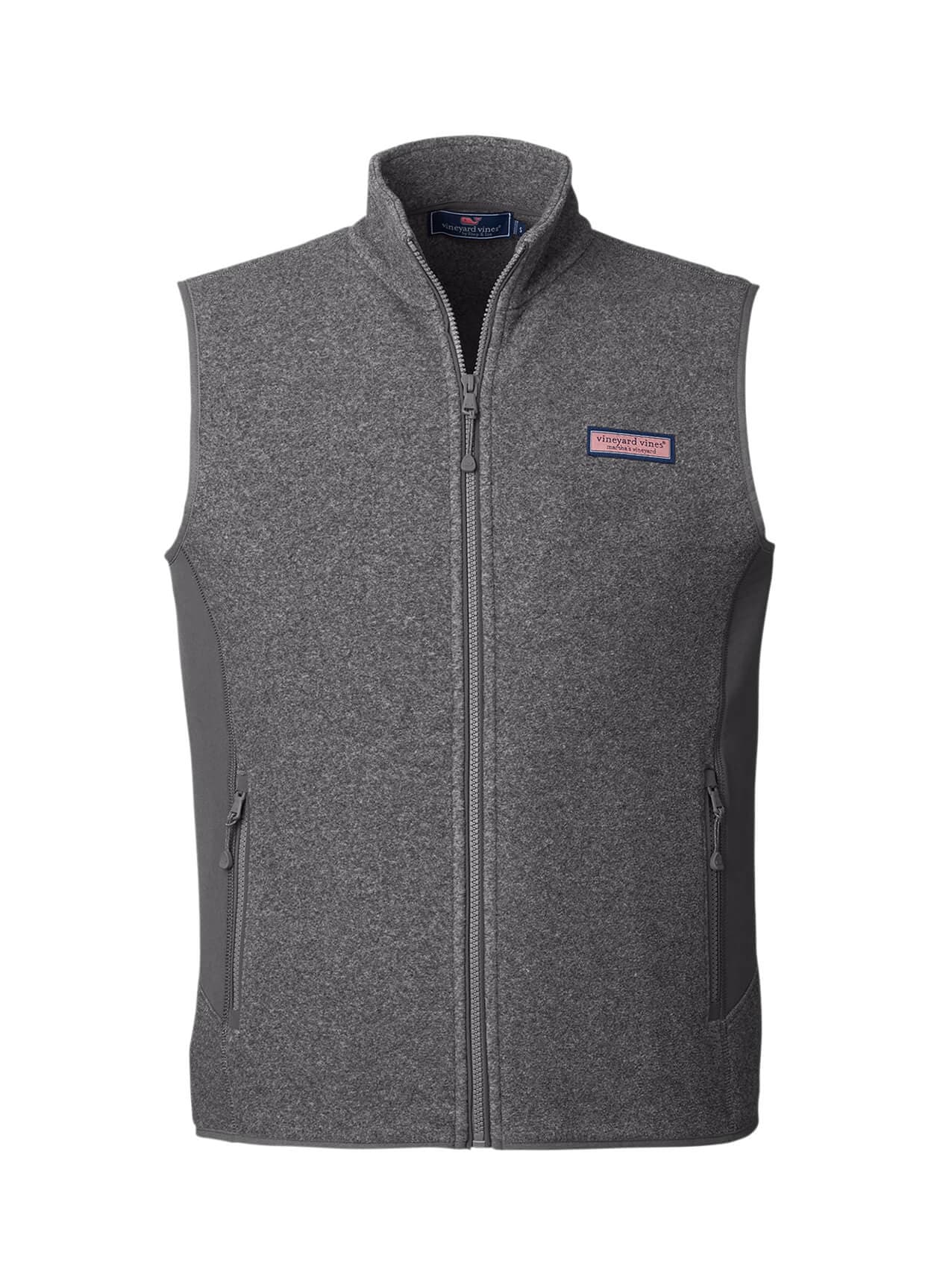 Vineyard Vines Men's Harbor Fleece Vest - Blue LG