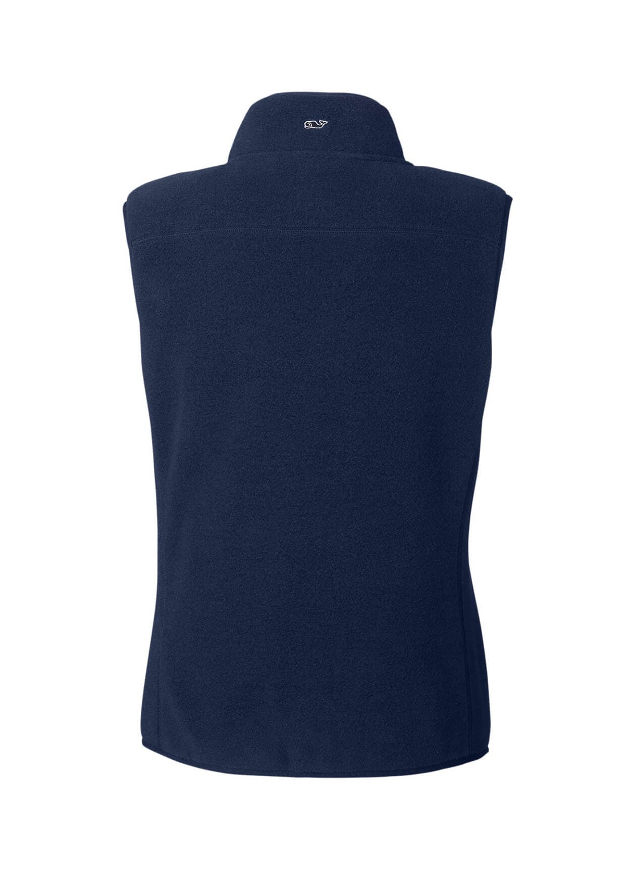 Vineyard Vines Women's Harbor Fleece Vest - Vineyard Navy LG
