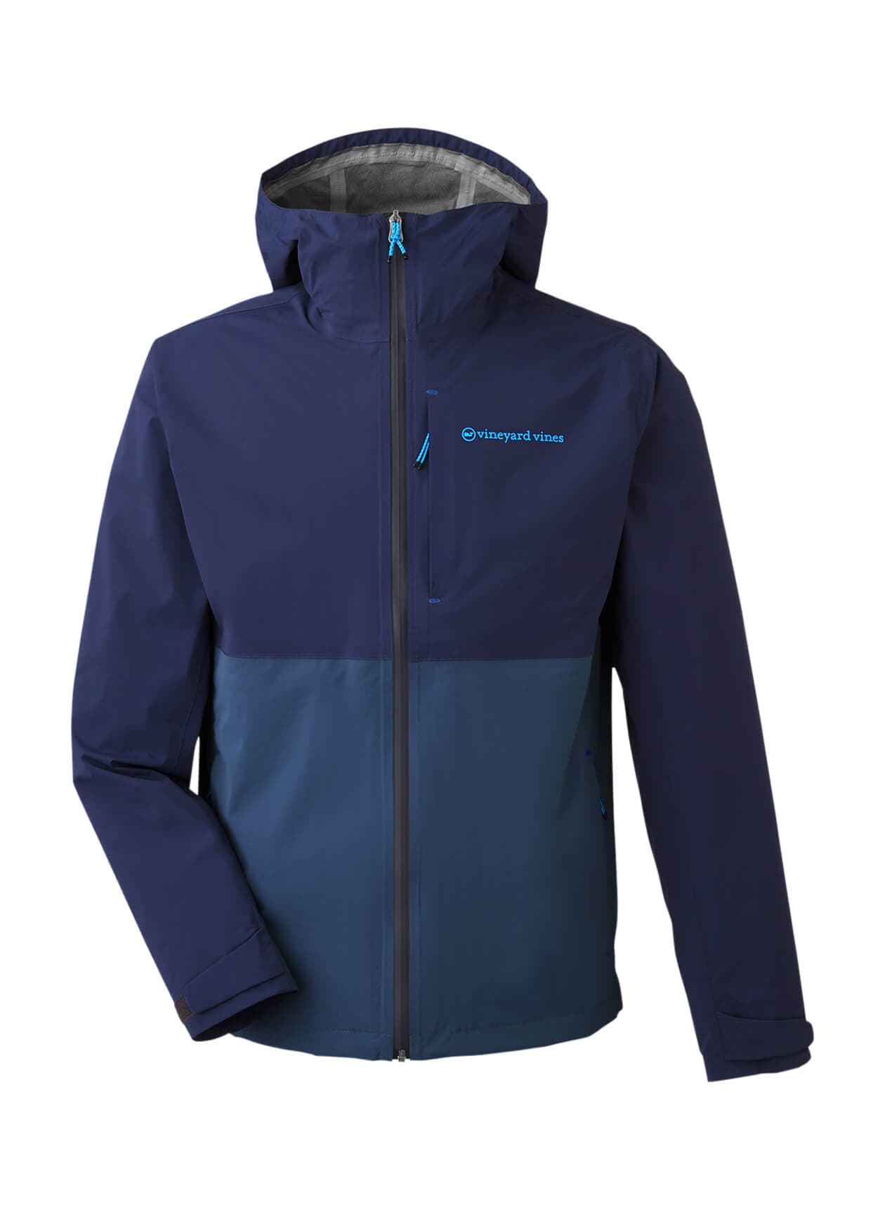 Vineyard Vines Men's On-The-Go Packable Rain Shell Jacket - Green LG