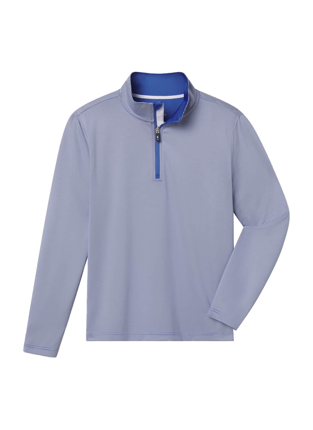 Fairway & Greene Men's Coughlin Quarter Zip - Baltic / White 3XL