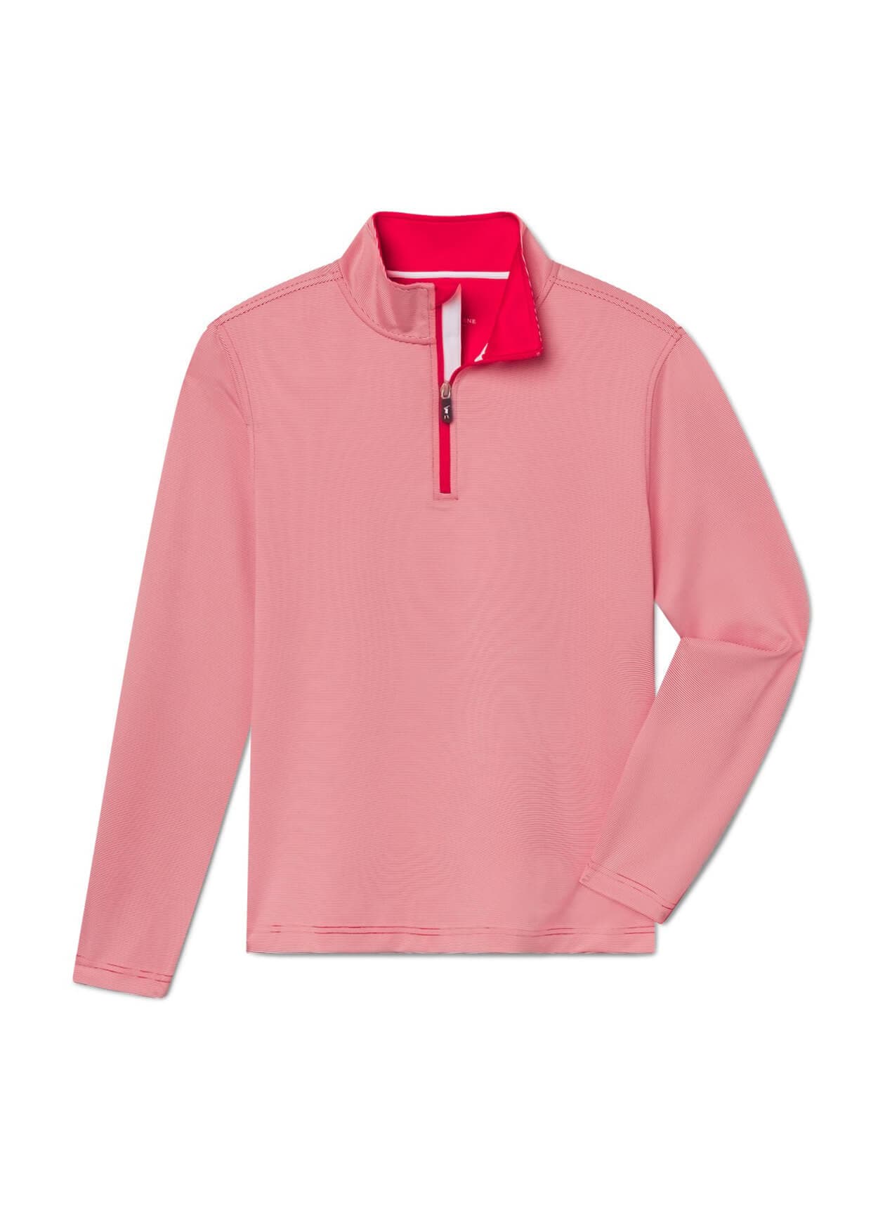Fairway & Greene Men's Coughlin Quarter Zip - Cardinal / White (CAWH) 3XL