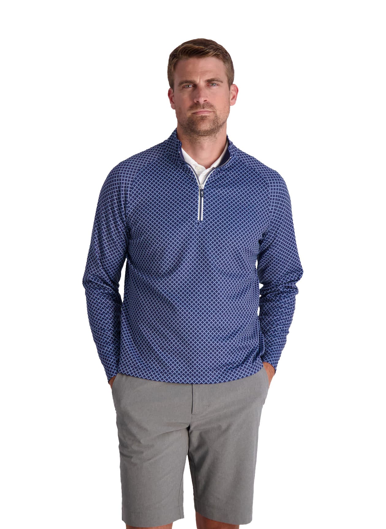 Fairway & Greene Men's Chris Quarter-Zip - Navy LG