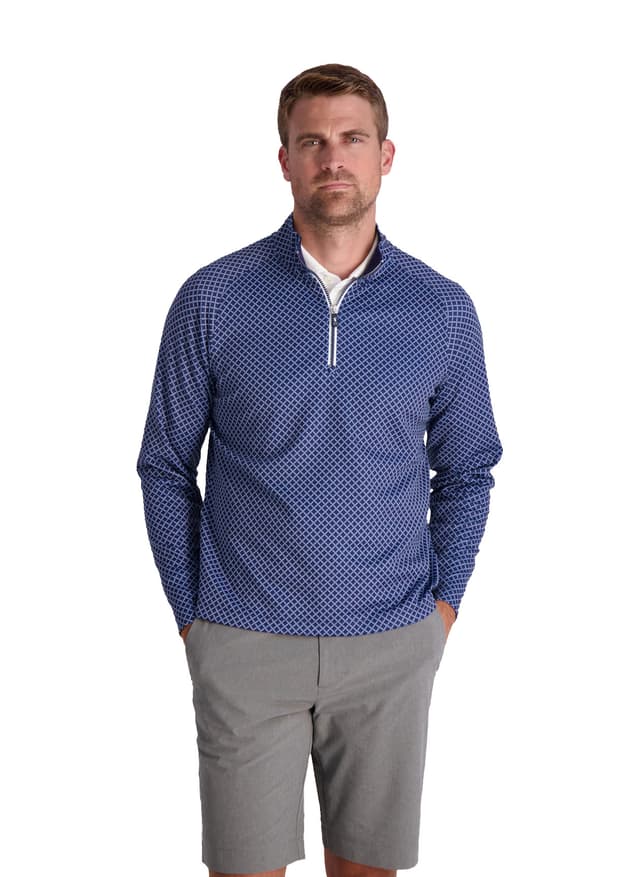 Fairway & Greene Men's Chris Quarter-Zip - Navy LG