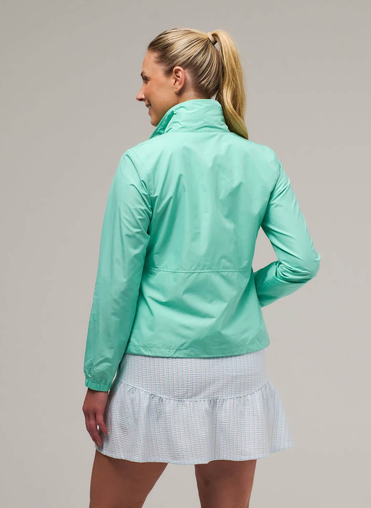 Fairway & Greene Women's Hadley Windbreaker Jacket - Green 3XL