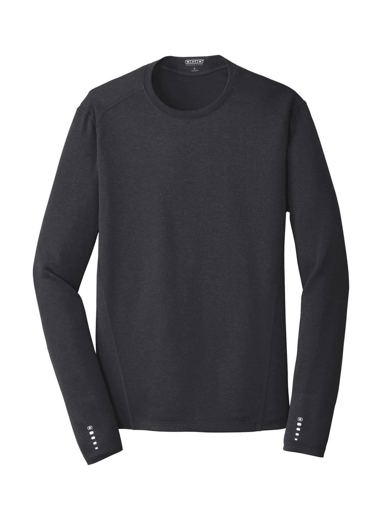 OGIO Men's Endurance Pulse Crew Long-Sleeve T-Shirt - Black 3XL