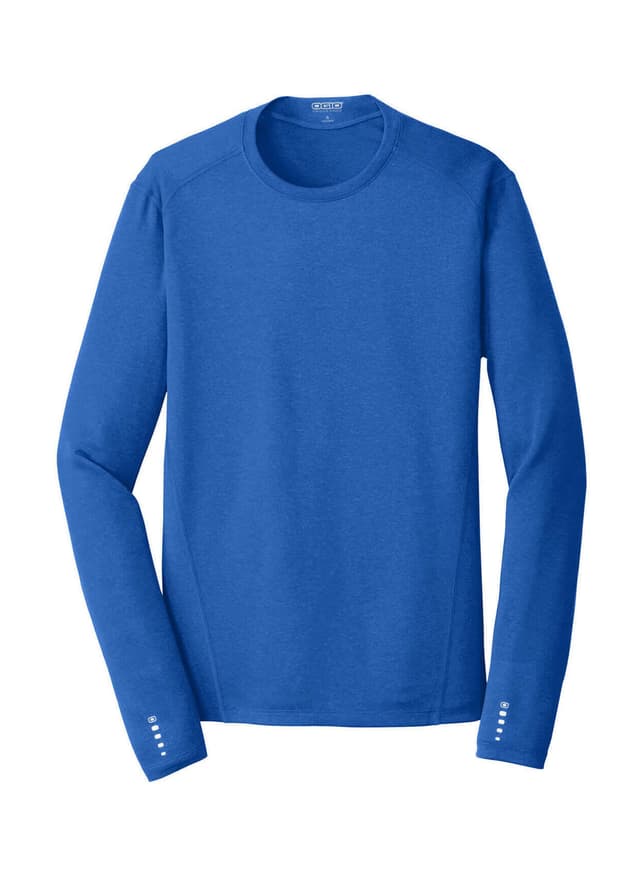 OGIO Men's Endurance Pulse Crew Long-Sleeve T-Shirt - Cyan 3XL