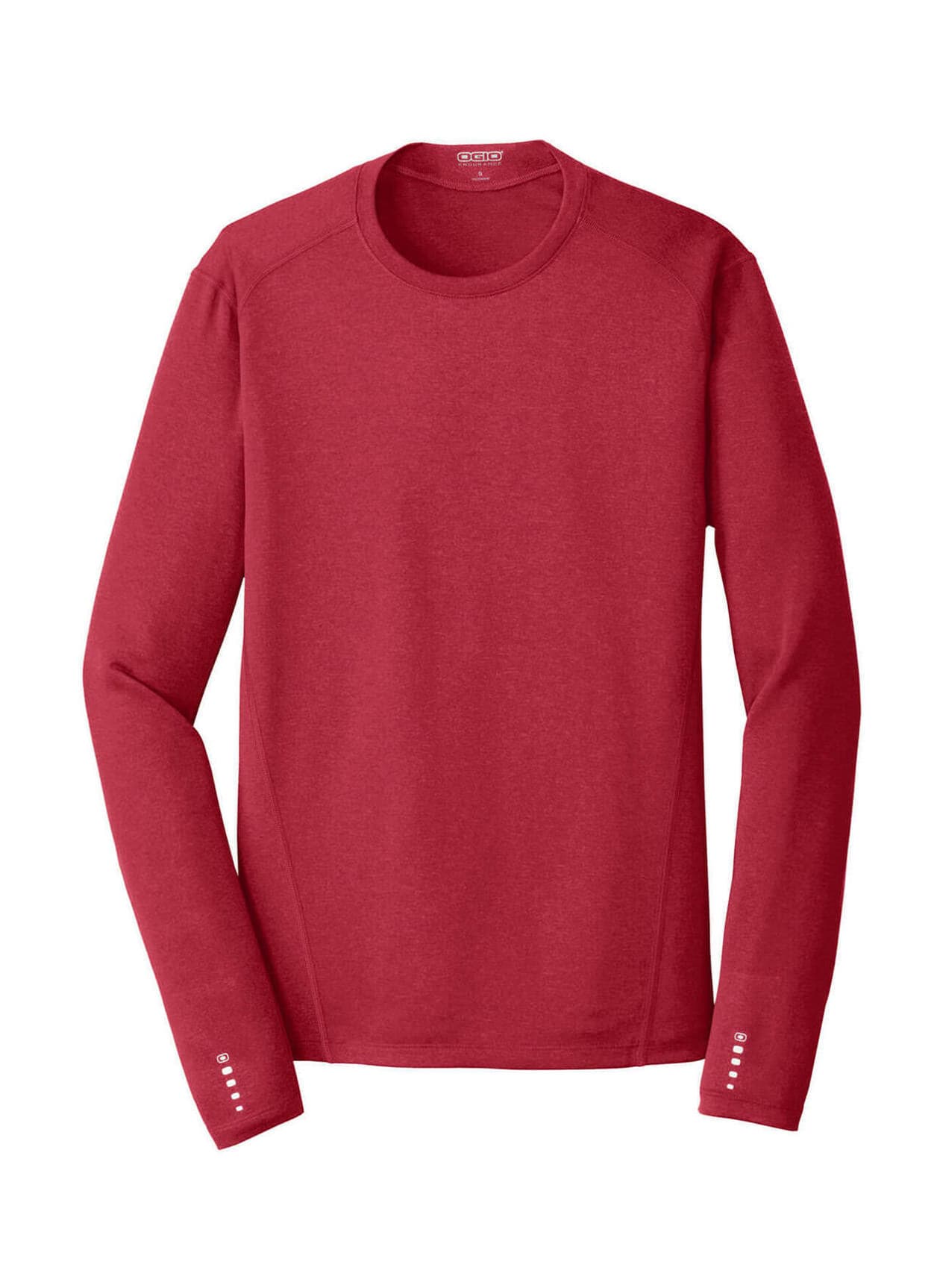 OGIO Men's Endurance Pulse Crew Long-Sleeve T-Shirt - Red 3XL