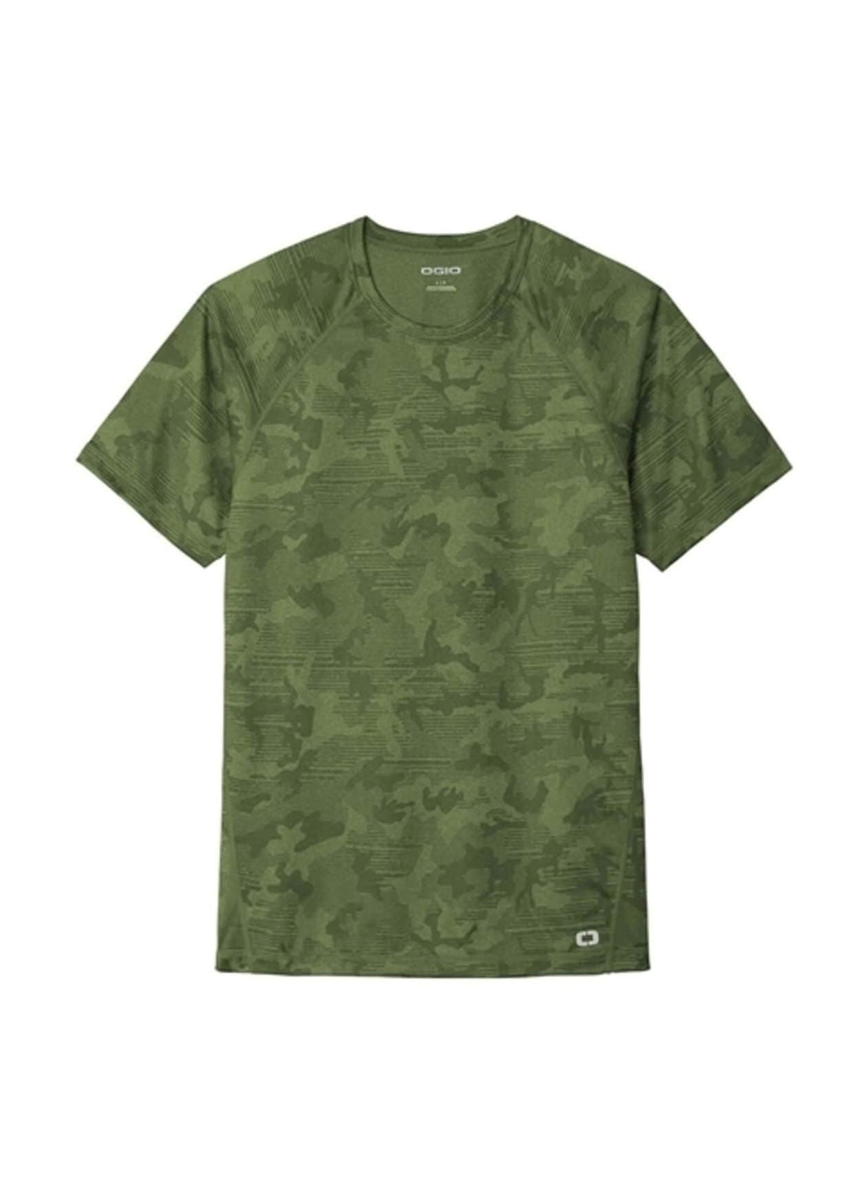 OGIO Men's ENDURANCE Pulse Phantom Short-Sleeve T-Shirt - Green 3XL
