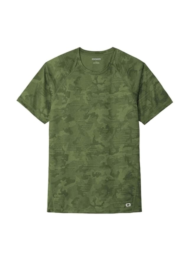 OGIO Men's ENDURANCE Pulse Phantom Short-Sleeve T-Shirt - Green 3XL