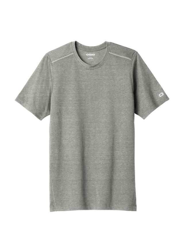 OGIO Men's ENDURANCE Peak Short-Sleeve T-Shirt - Light Grey 3XL