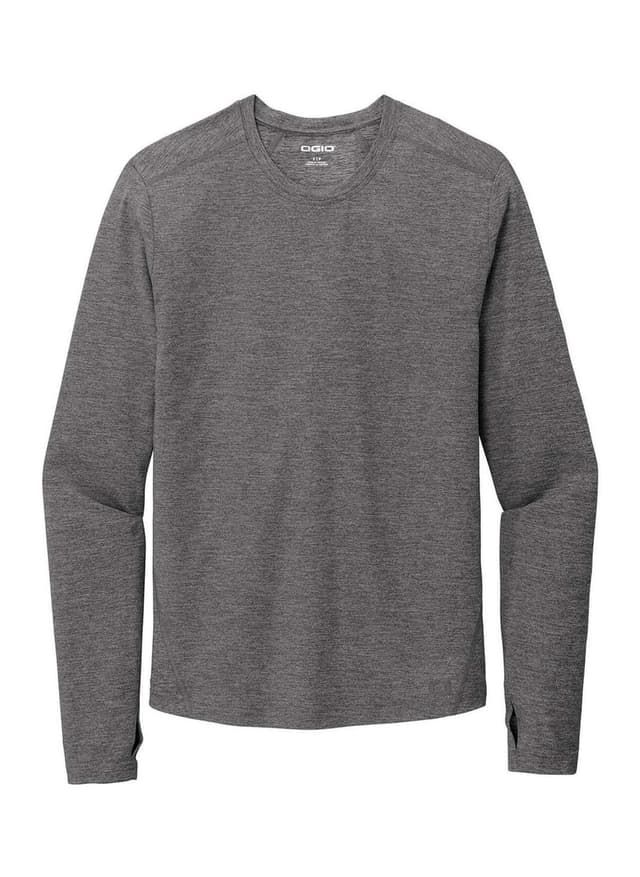 OGIO Men's Mesh Long-Sleeve T-Shirt - Dark Grey 3XL