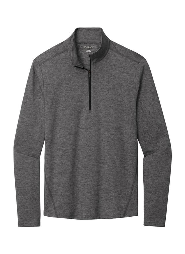 OGIO Men's Force Quarter-Zip - Gear Grey Heather (GRY) 3XL
