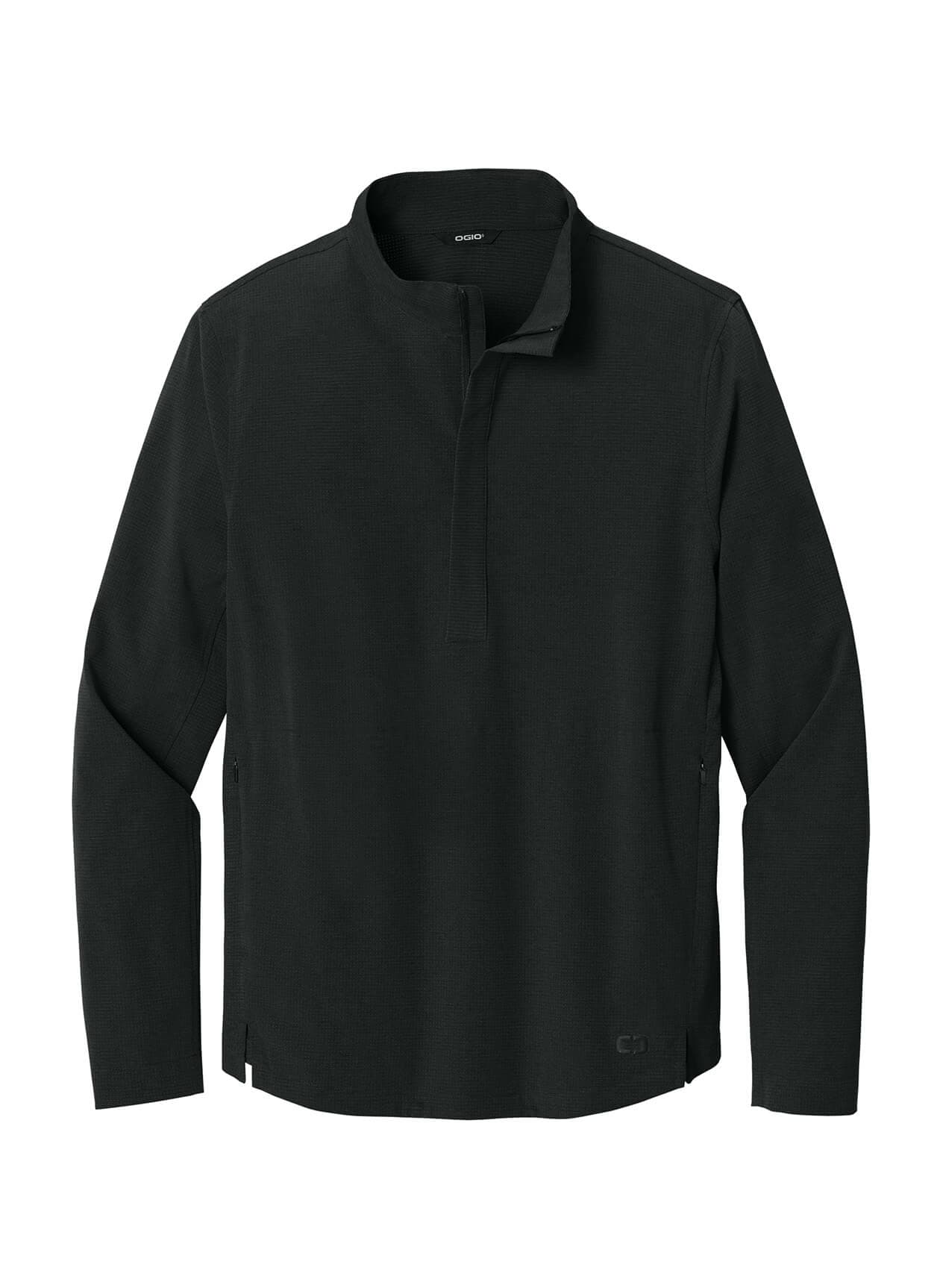 OGIO Men's Aspect Half-Zip Pullover - Black 3XL