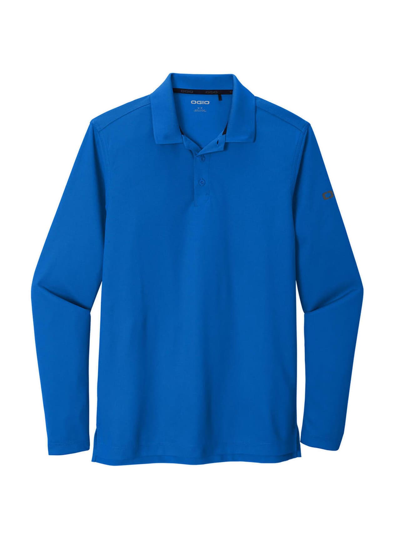 OGIO Men's Caliber 2.0 Long-Sleeve Polo - Electric Blue (EBL) 3XL