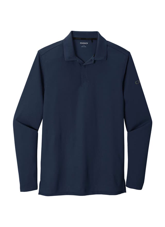OGIO Men's Caliber 2.0 Long-Sleeve Polo - Navy (NVY) 3XL