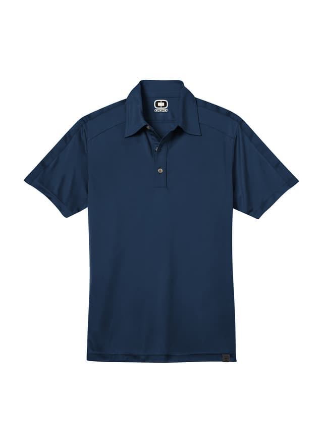 OGIO Men's Hybrid Polo - Navy,Cyan 3XL