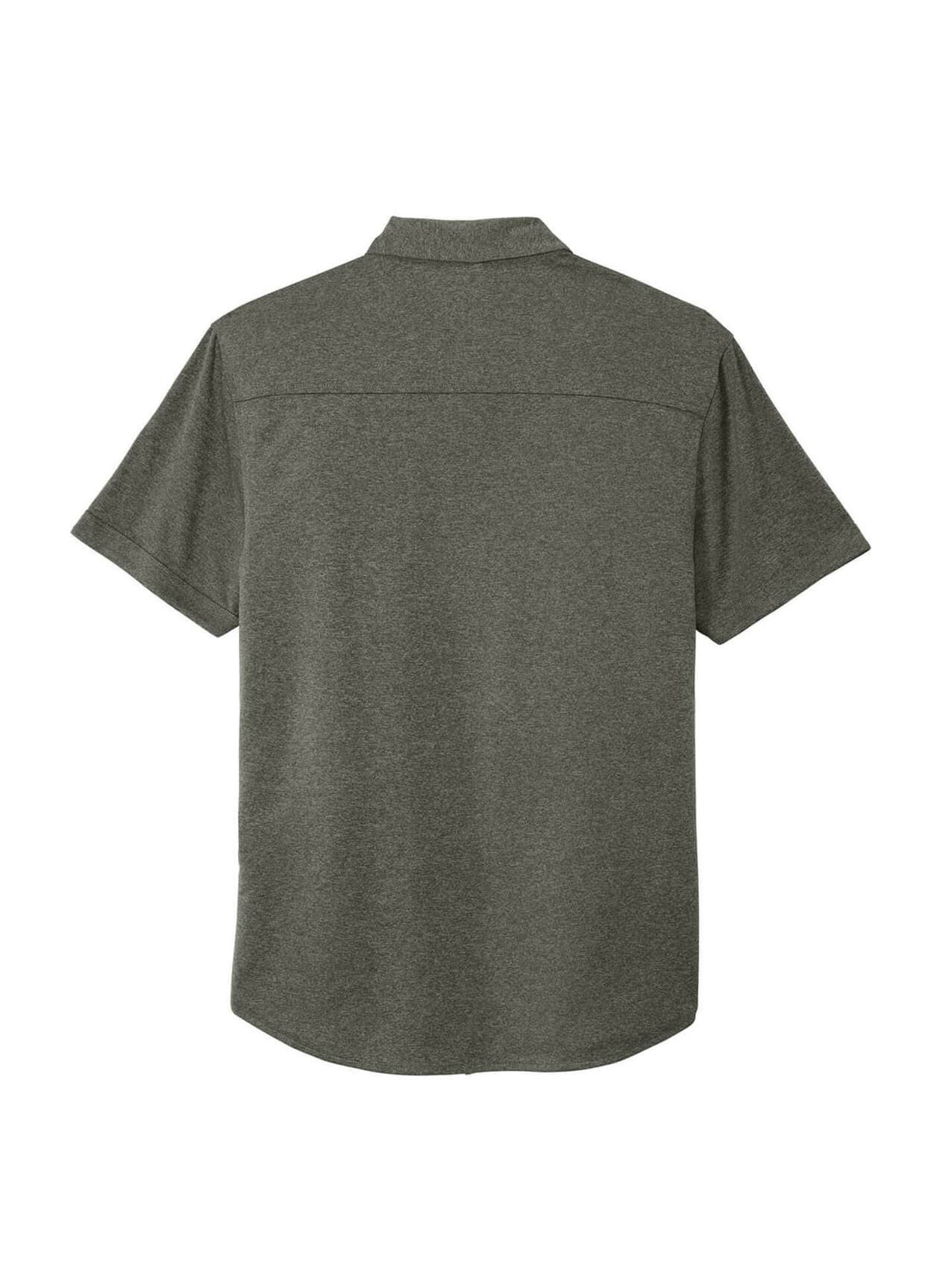 OGIO Men's Gravitate Full-Button Polo - Green 3XL