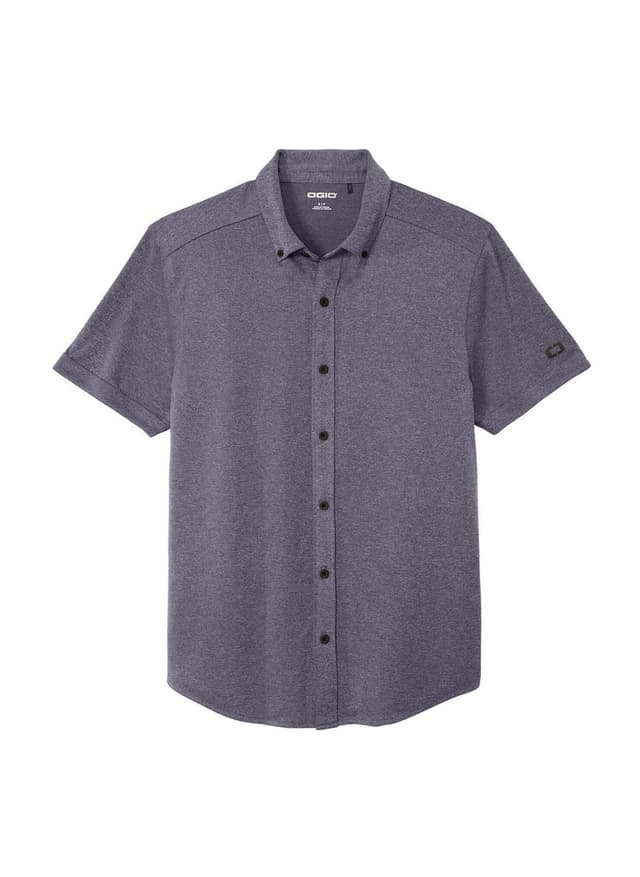OGIO Men's Gravitate Full-Button Polo - Navy 3XL
