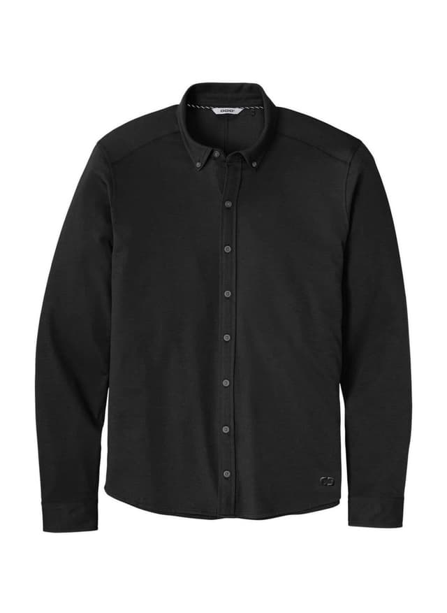 OGIO Men's Code Stretch Button-Up Shirt - Black 3XL