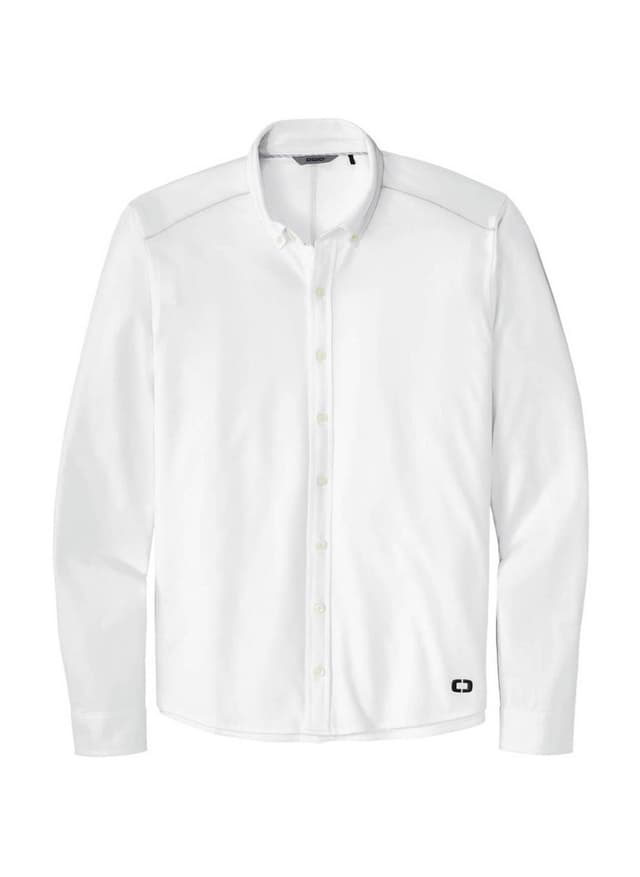 OGIO Men's Code Stretch Button-Up Shirt - White 3XL