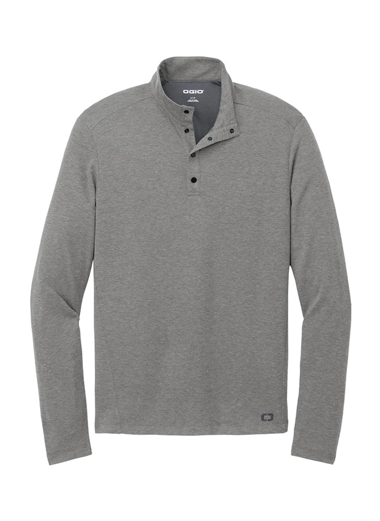 Ogio Men's Command Quarter Snap - Light Grey 3XL