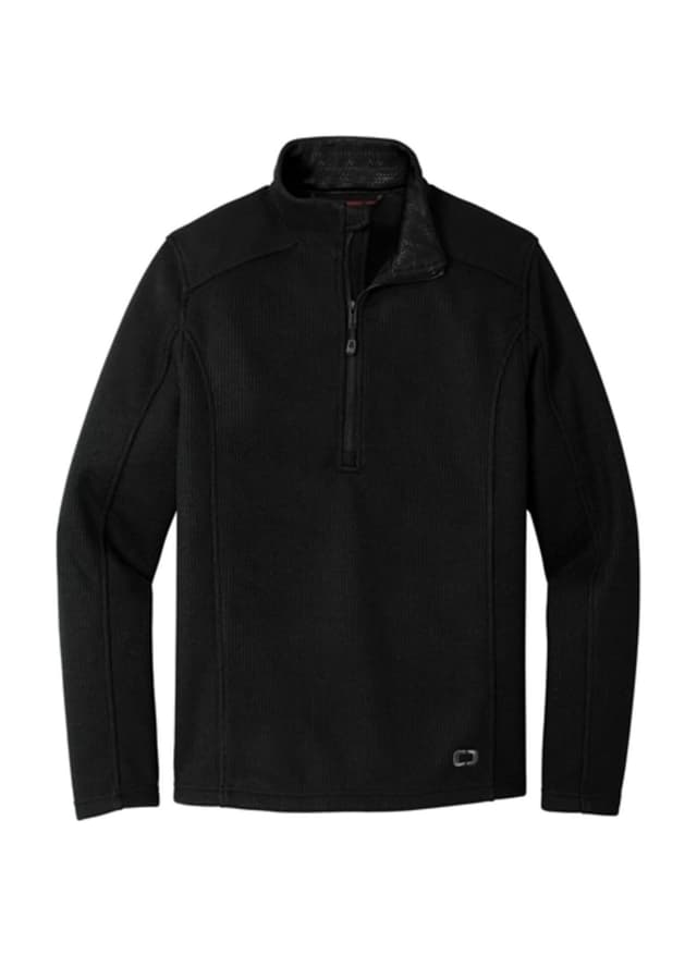 OGIO Men's Grit Fleece Half-Zip - Black 3XL