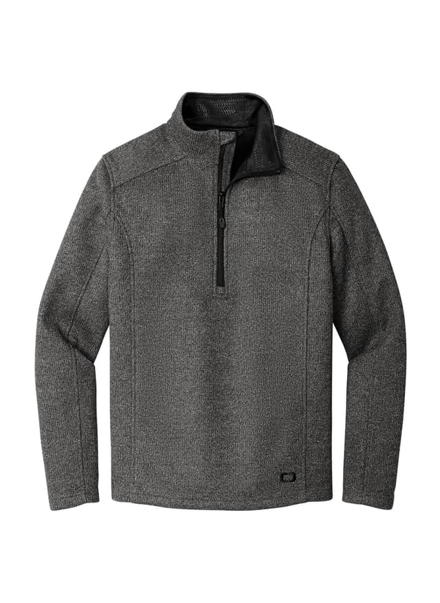OGIO Men's Grit Fleece Half-Zip - Dark Grey 3XL