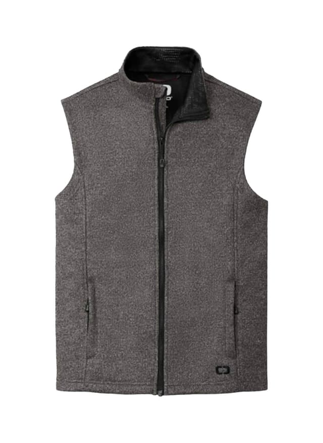 OGIO Men's Grit Fleece Vest - Dark Grey 3XL