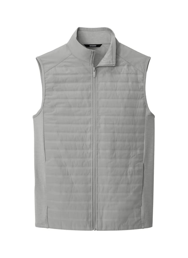 OGIO Men's Driveline Hybrid Vest - Light Grey 3XL