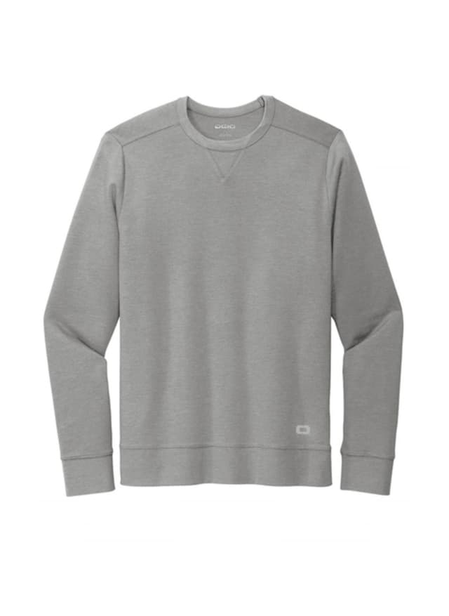 OGIO Men's Luuma FlexCrew Sweatshirt - Light Grey 3XL