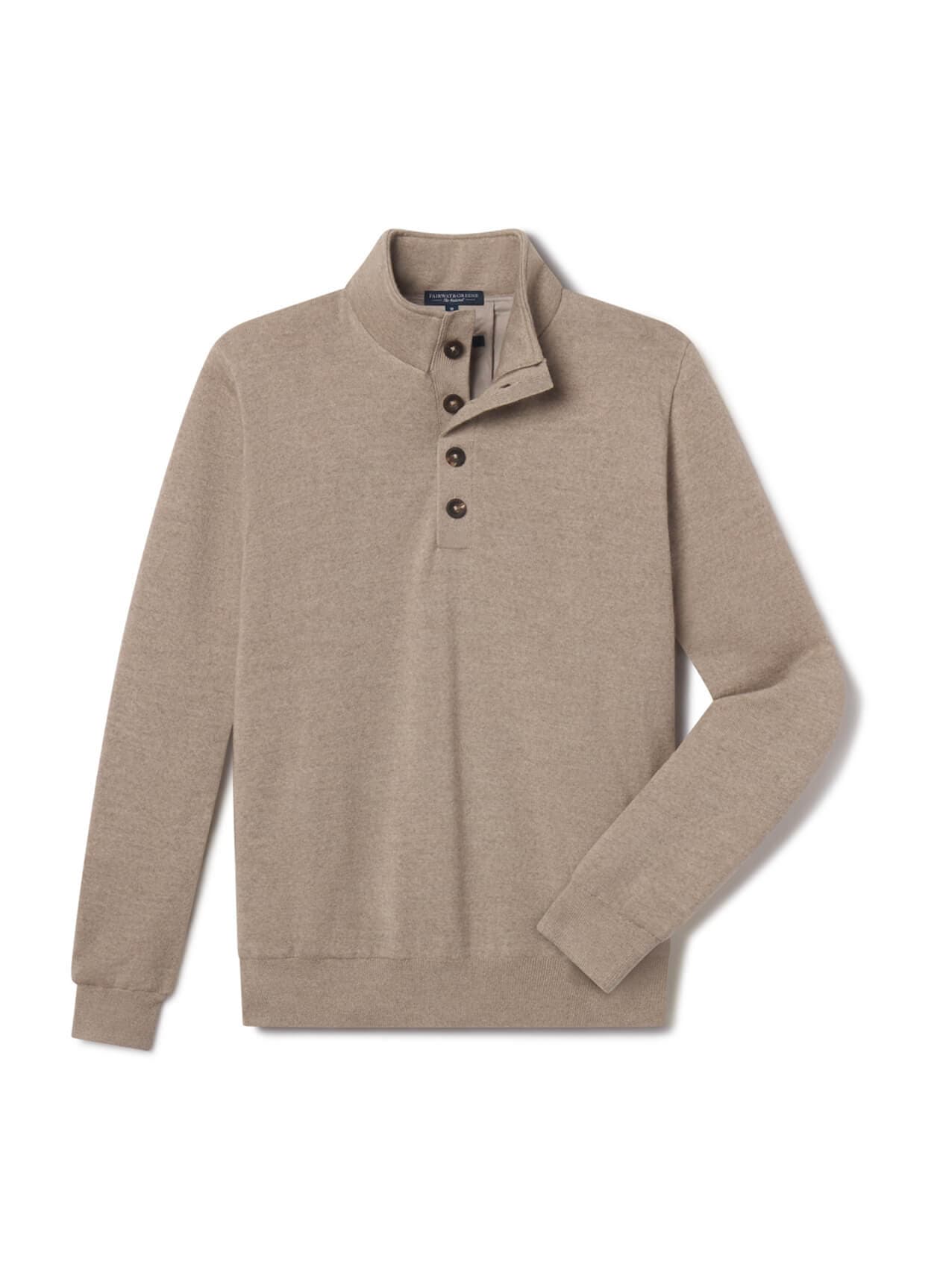 Fairway & Greene Men's Monterey Windsweater - Flax Heather LG