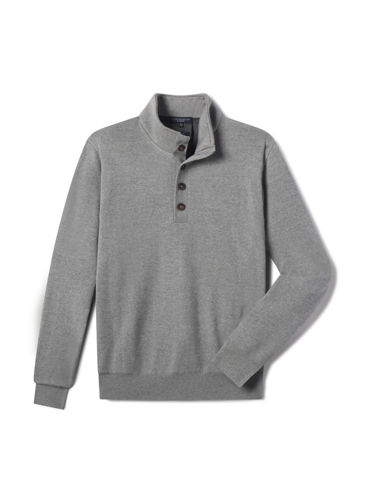 Fairway & Greene Men's Monterey Windsweater - Grey Heather (GRHE) LG
