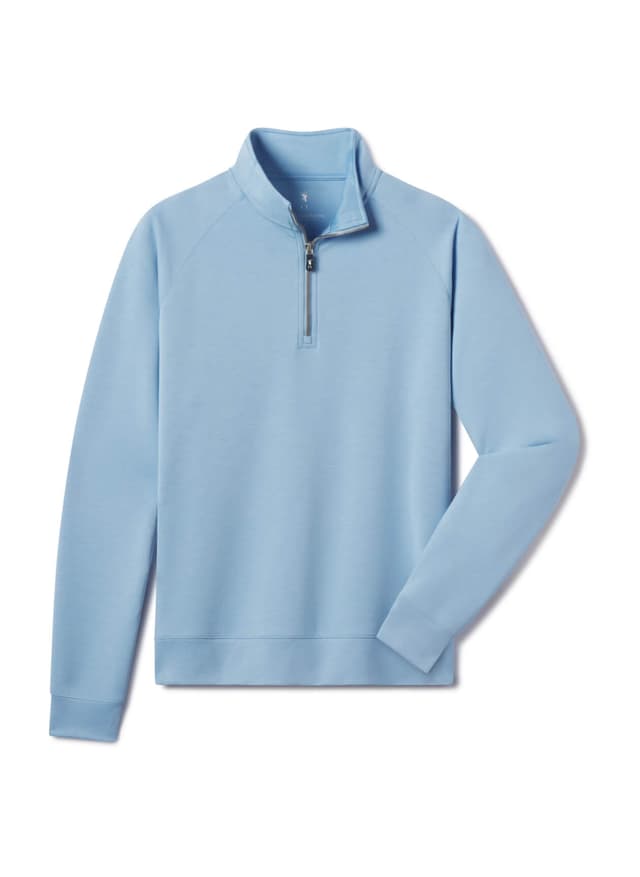 Fairway & Greene Men's Gramercy 1/4-Zip - Cyan 3XL