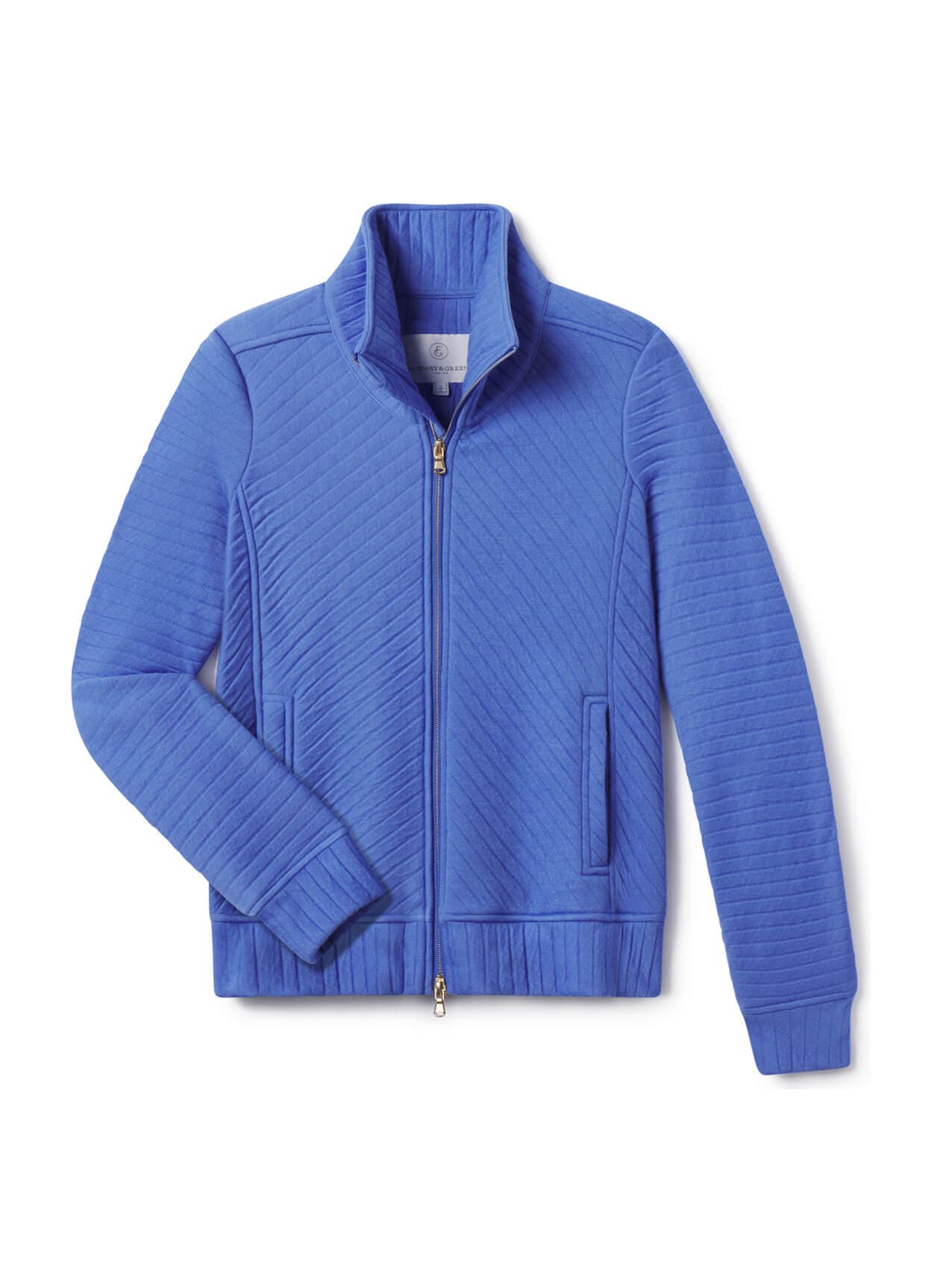 Fairway & Greene Women's Carson Quilted Jacket - Blue 3XL