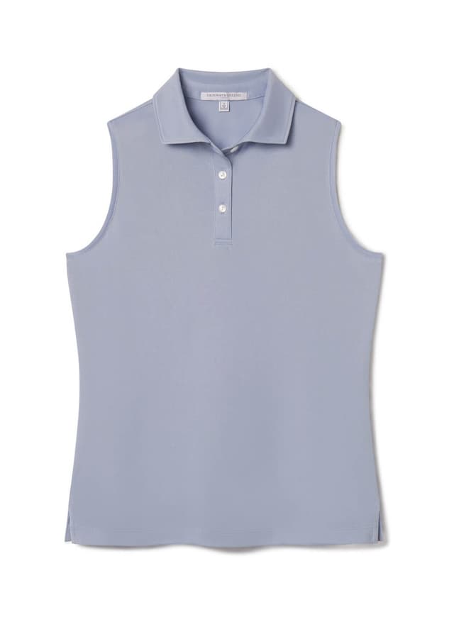 Fairway & Greene Women's Diana Sleeveless Pique Polo - Navy LG