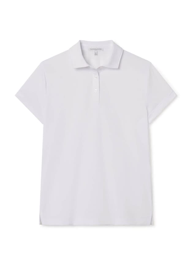 Fairway & Greene Women's Dawn Pique Polo - White 3XL