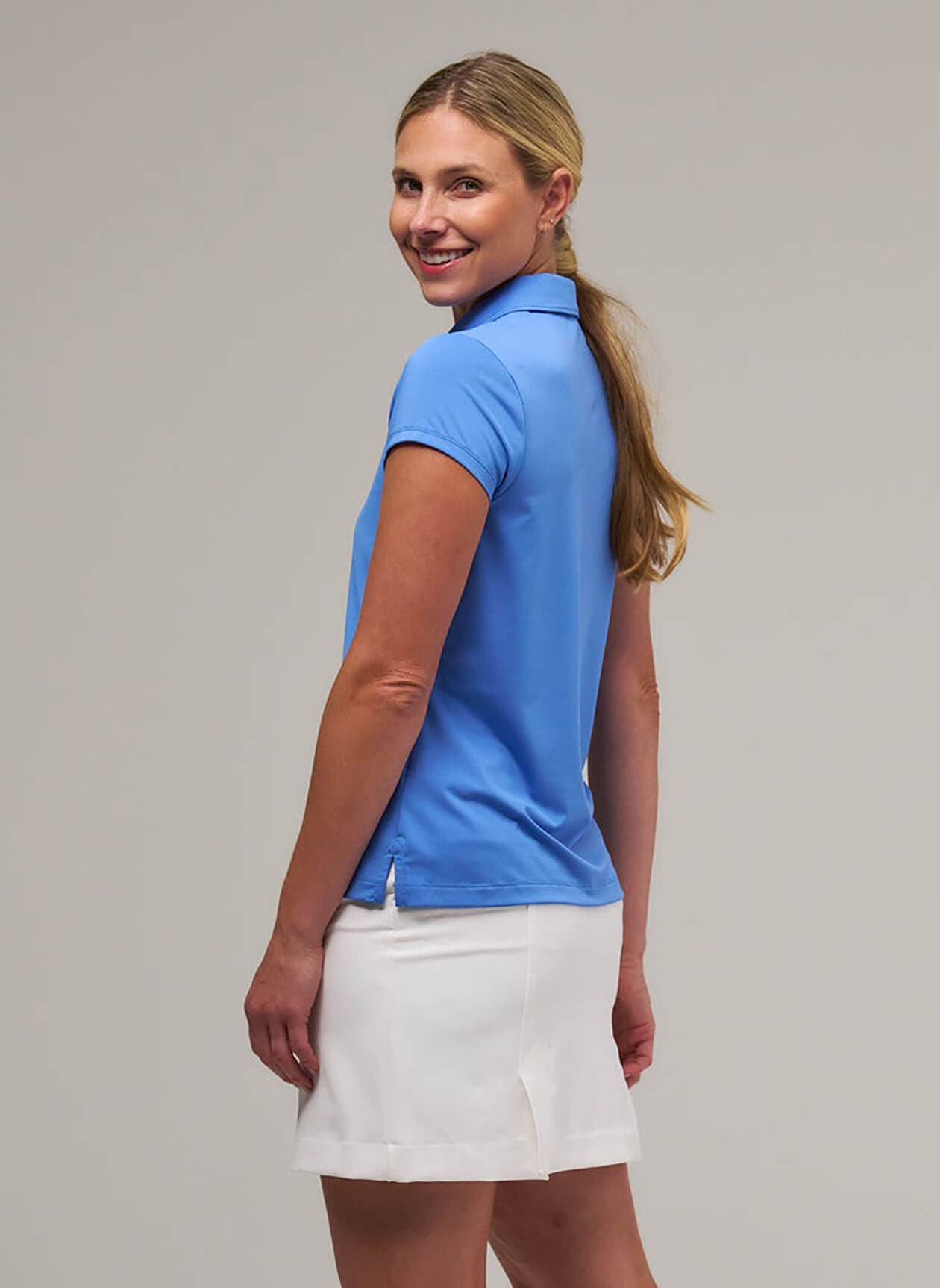 Fairway & Greene Women's Carole Polo - Blue LG