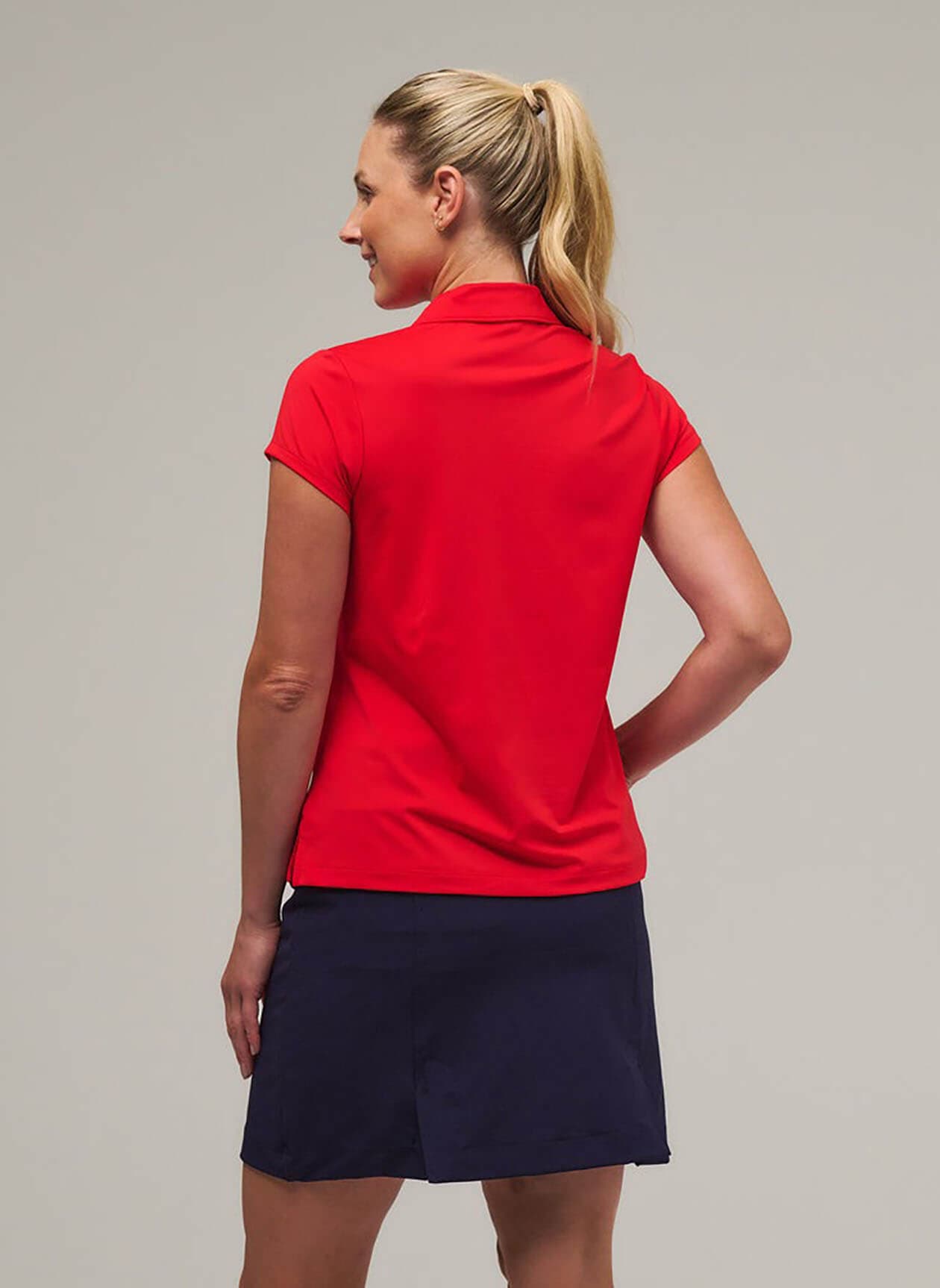Fairway & Greene Women's Carole Polo - Red LG