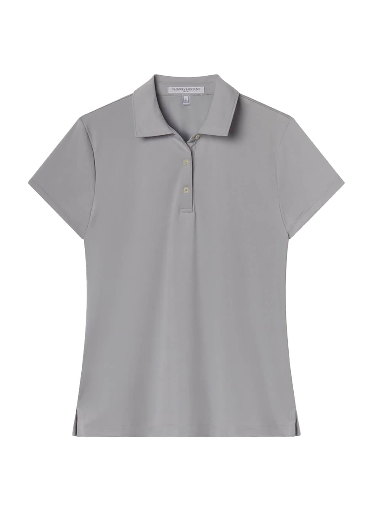 Fairway & Greene Women's Carole Polo - Light Grey LG