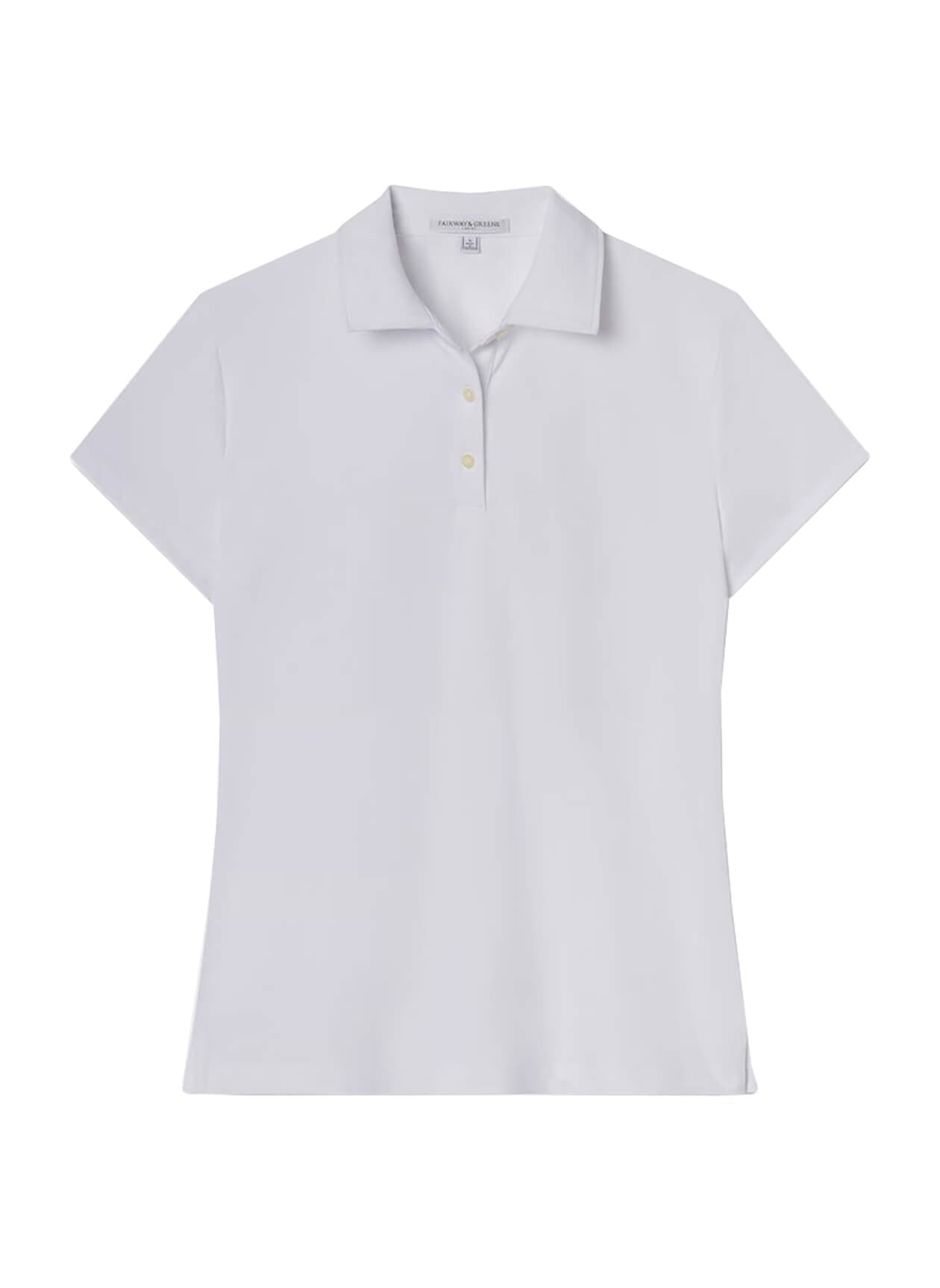 Fairway & Greene Women's Carole Polo - White LG
